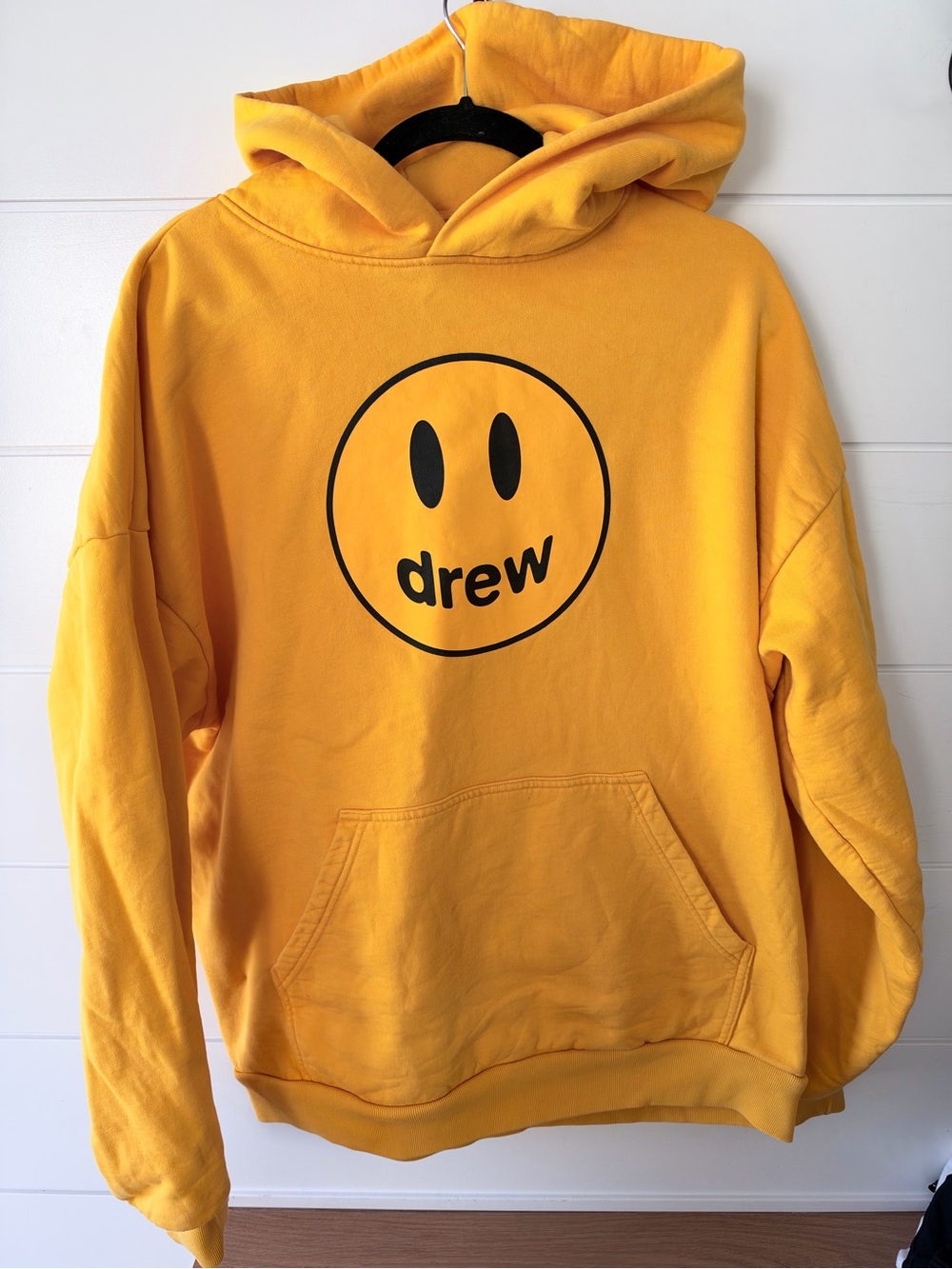 DREW Yellow Smiley Logo Crewneck Sweatshirt - Men